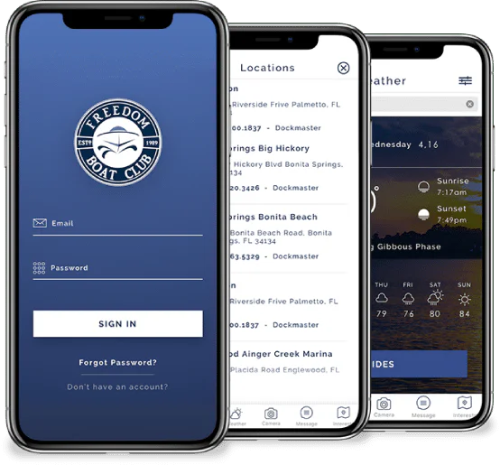 Freedom Boat Club app image