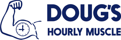 Logo for Doug's Hourly Muscle